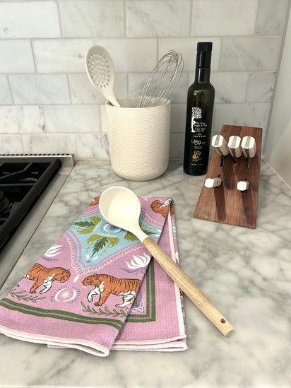 Moon Tiger Double-Sided Tea Towel
