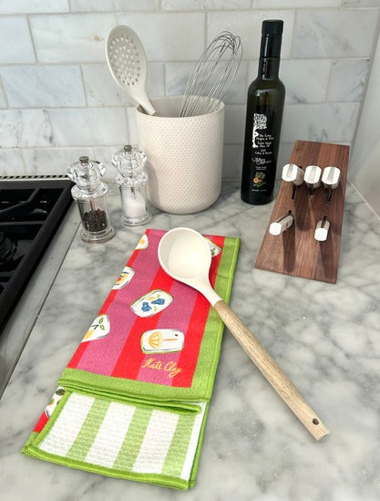 Ciao Mahjong Double-Sided Tea Towel