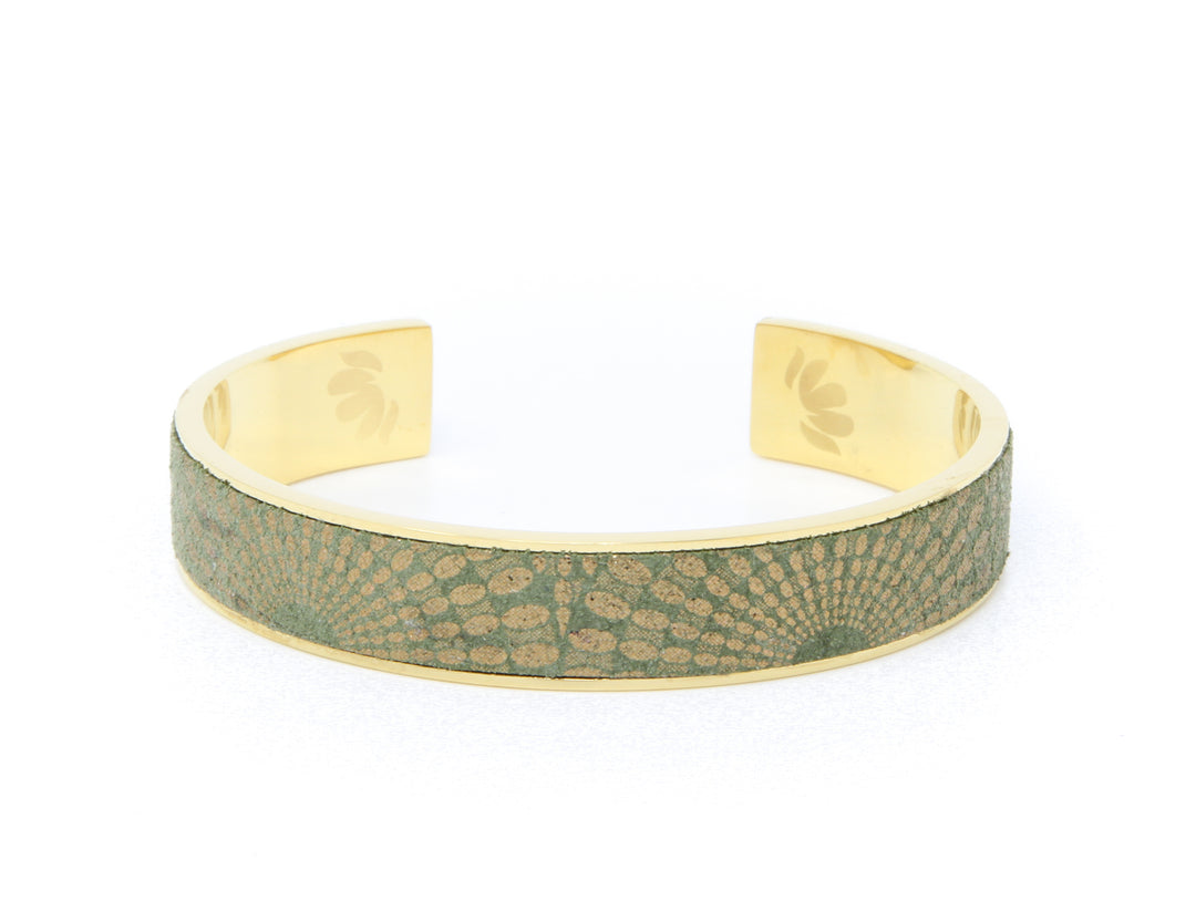 Starburst Green Bangle