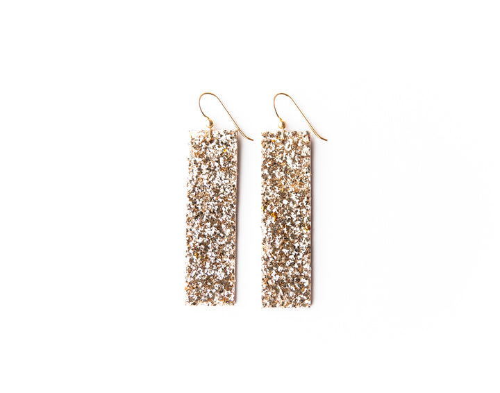 Sparkle in Gold Four Corners Earrings