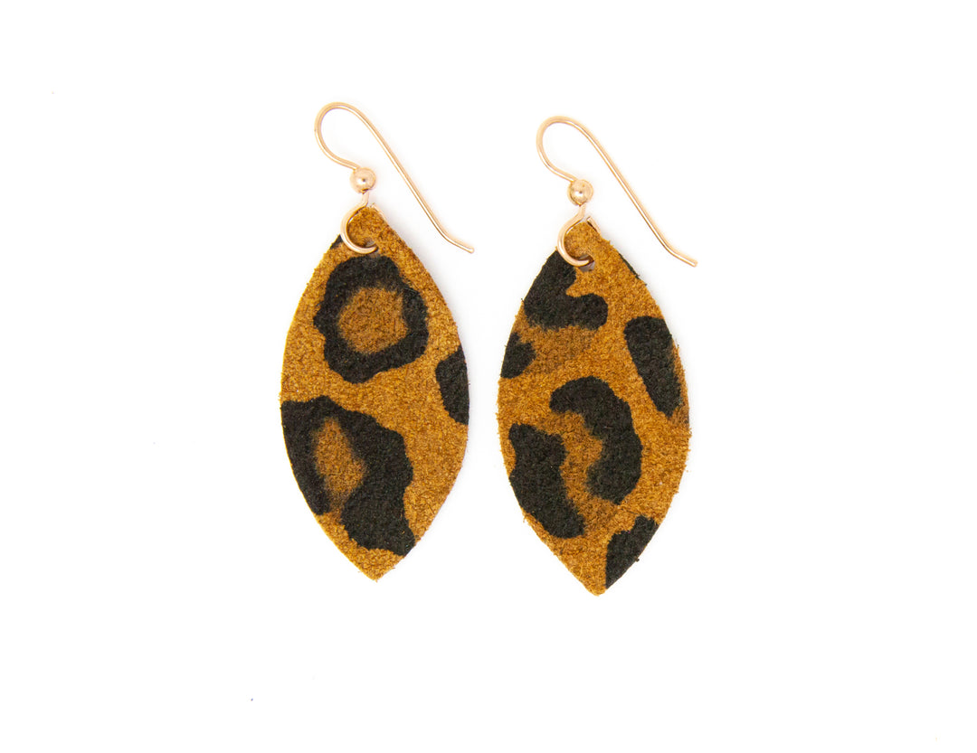 LEO Leather Earrings