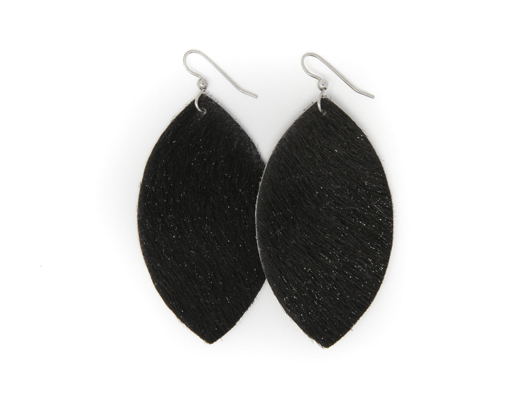 Stardust Leather Earrings