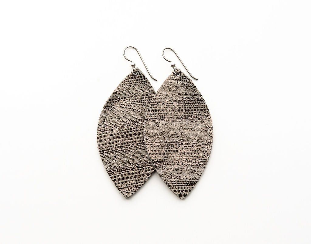 Luna Leather Earrings