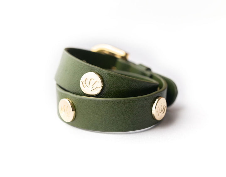 CACTUS 2 in 1 Wrap Bracelet + Choker in Green