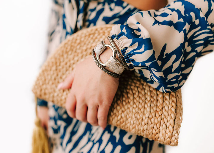 Maymont Blanche Leather Bracelet