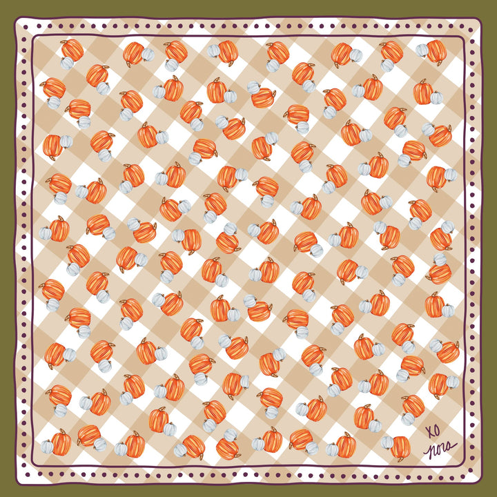 Pumpkin Spice Scarf Bandana