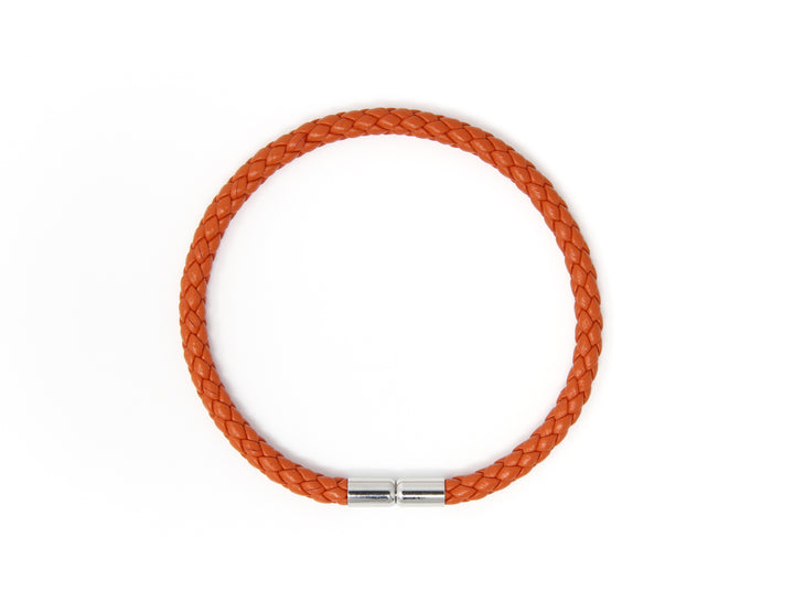 Orange Braided Bracelet