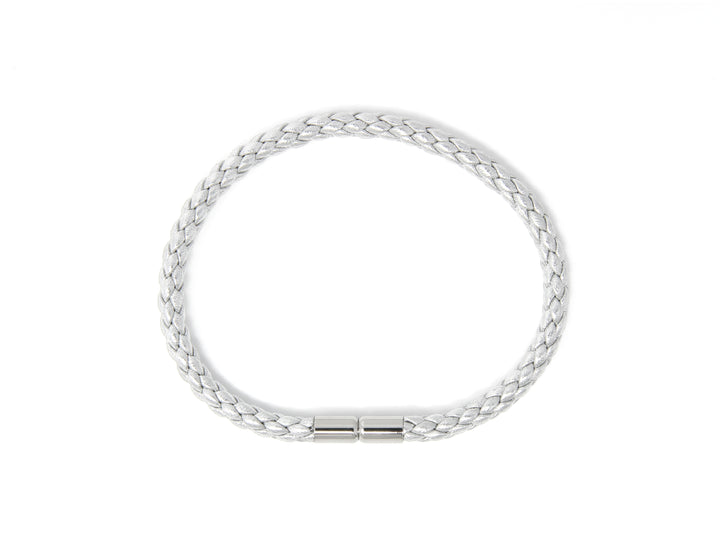 Silver Braided Bracelet