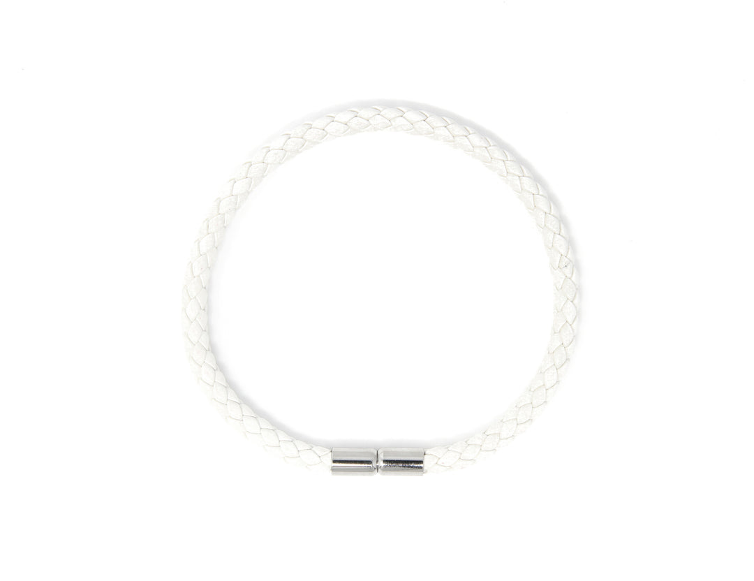 White Braided Bracelet