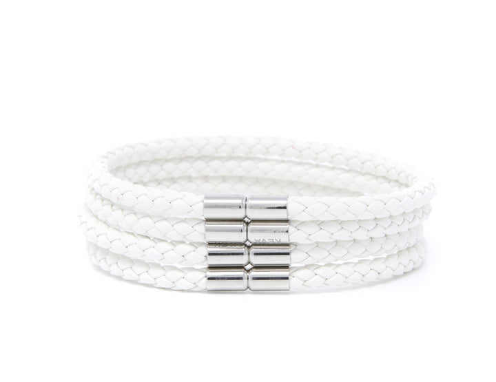 White Bracelet - set of 4