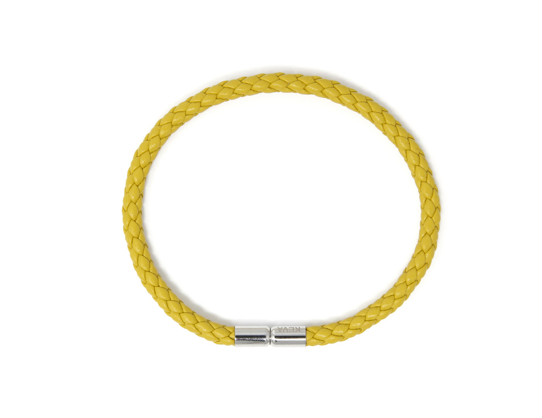 Yellow Braided Bracelet