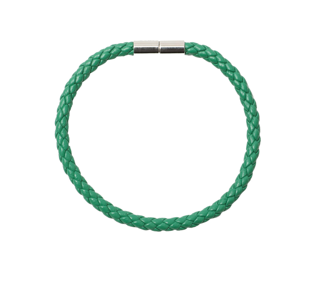 Kelly Green Braided Bracelet