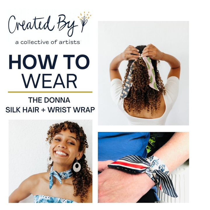 Holly and Ivy Wreath Hair + Wrist Wrap