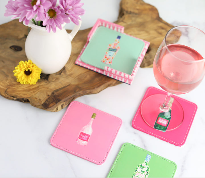 Cocktails Coasters, Set of 4