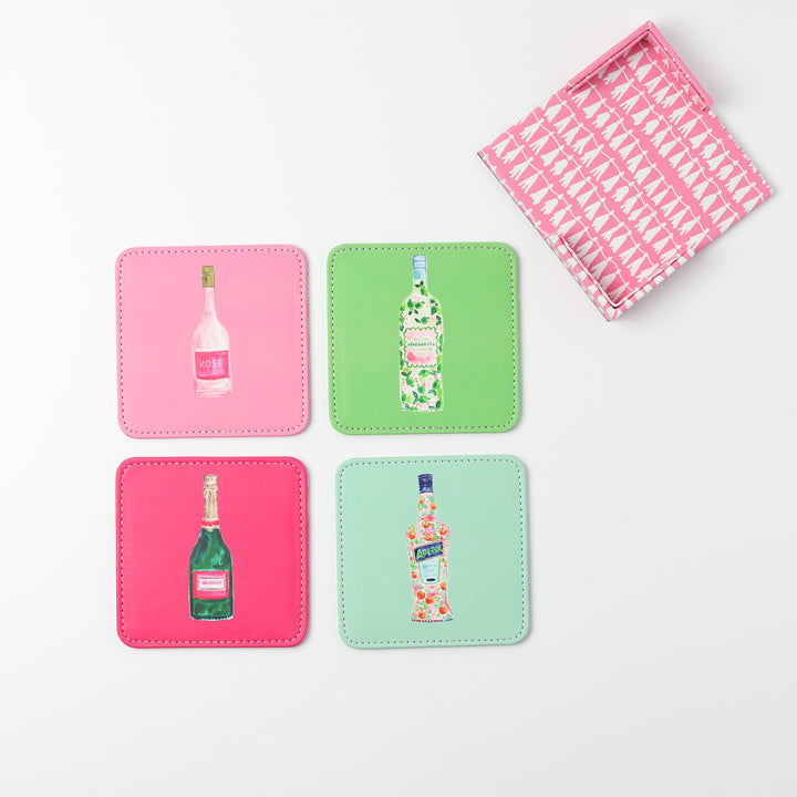 Cocktails Coasters, Set of 4