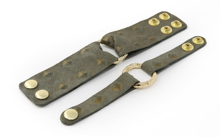 Tino Olive Leather Bracelet